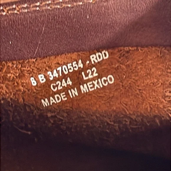 FRYE Veronica Leather Tan Booties Boots Slip On Western Cowgirl Size 8 NEW - Picture 14 of 16